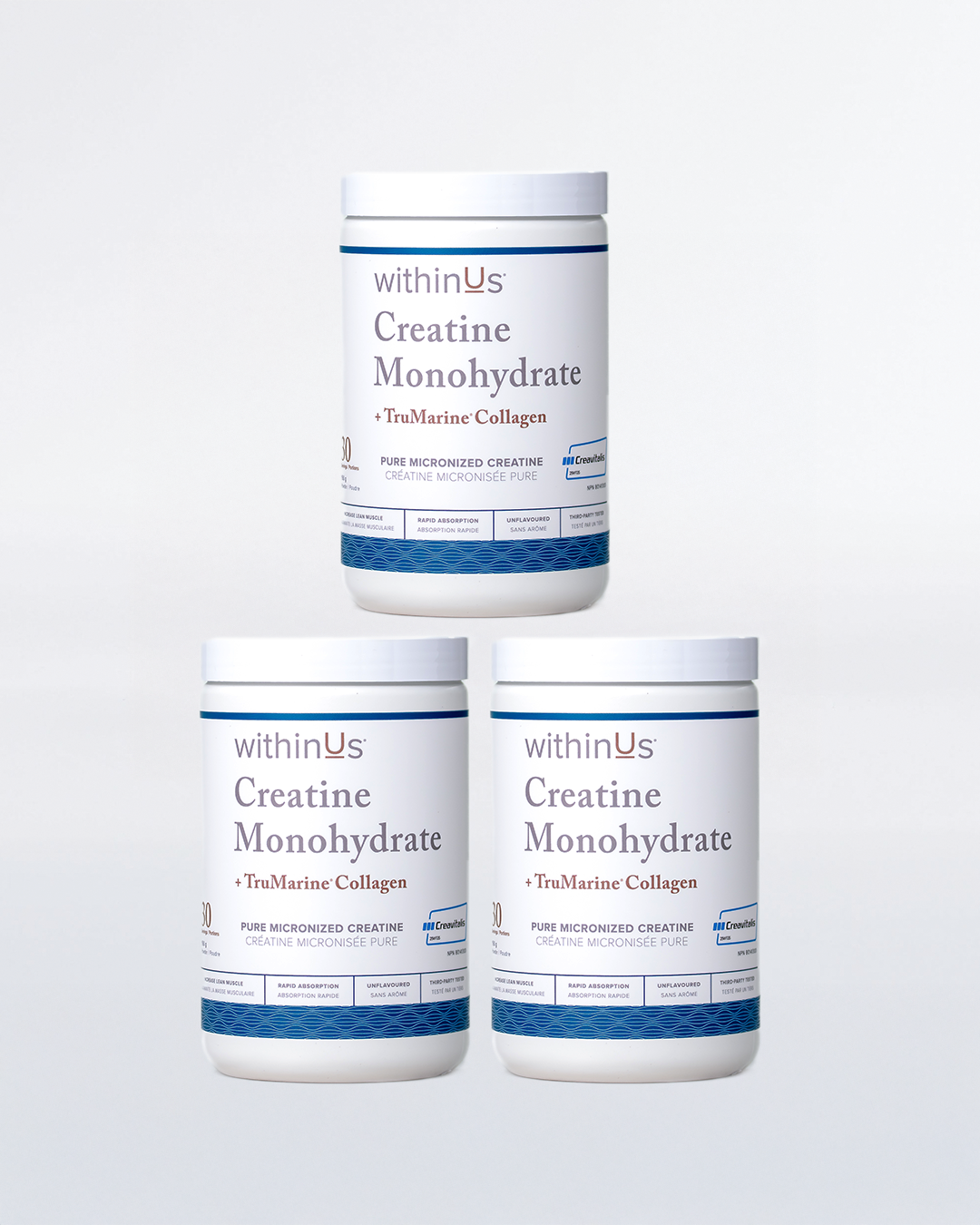 Creatine Monohydrate + TruMarine® Collagen - 3 Month Supply