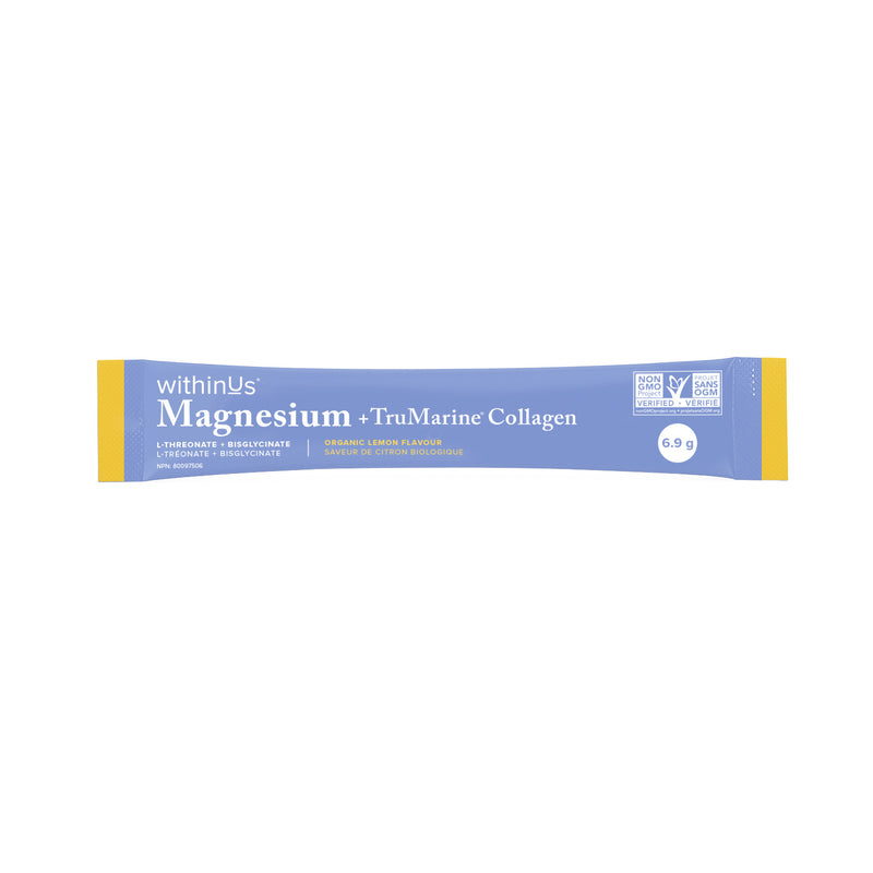 Magnesium L-Threonate + TruMarine® Collagen LEMON Sample