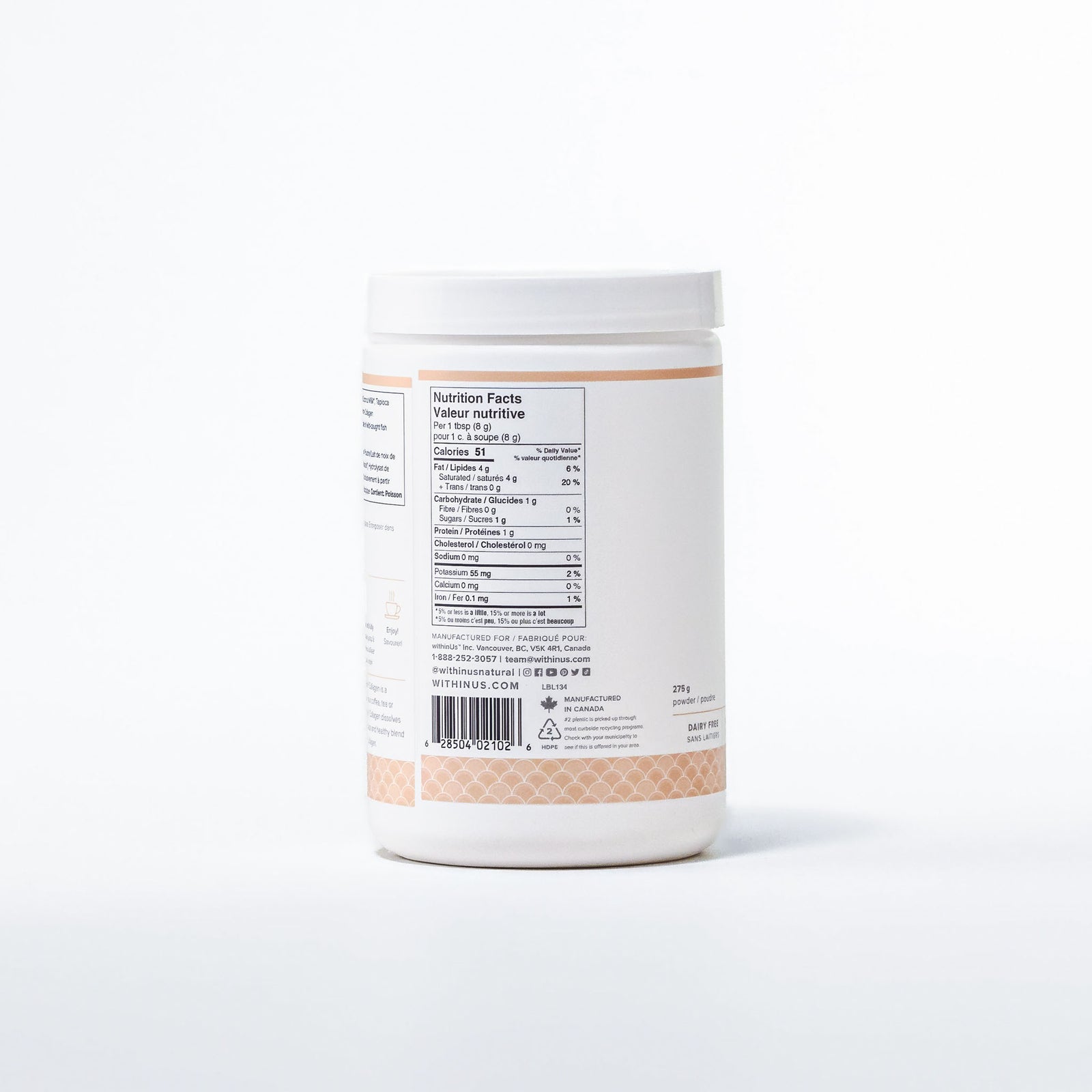 Coconut Creamer + TruMarine® Collagen Jar - 25 Servings