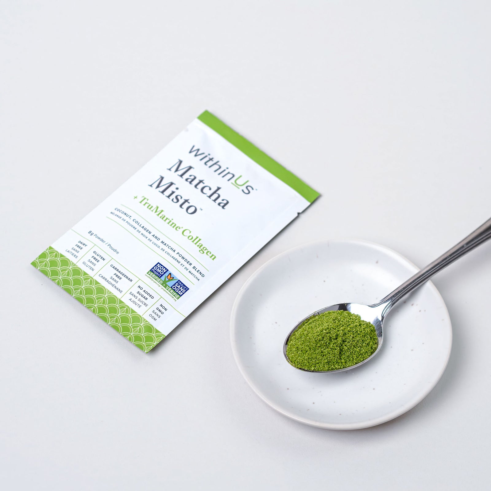 Matcha Misto + TruMarine® Collagen Sample