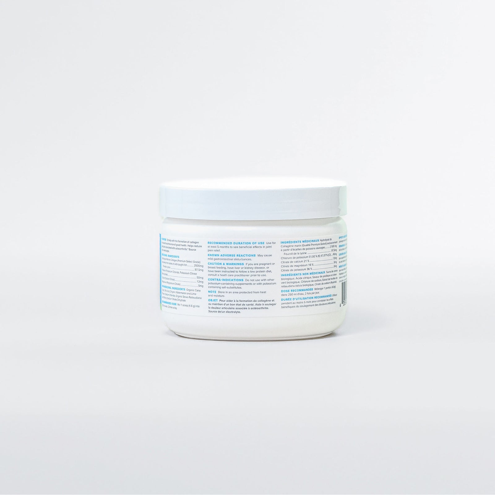 ReHydrate + TruMarine® Collagen Jar - WATERMELON LIME - 30 Servings