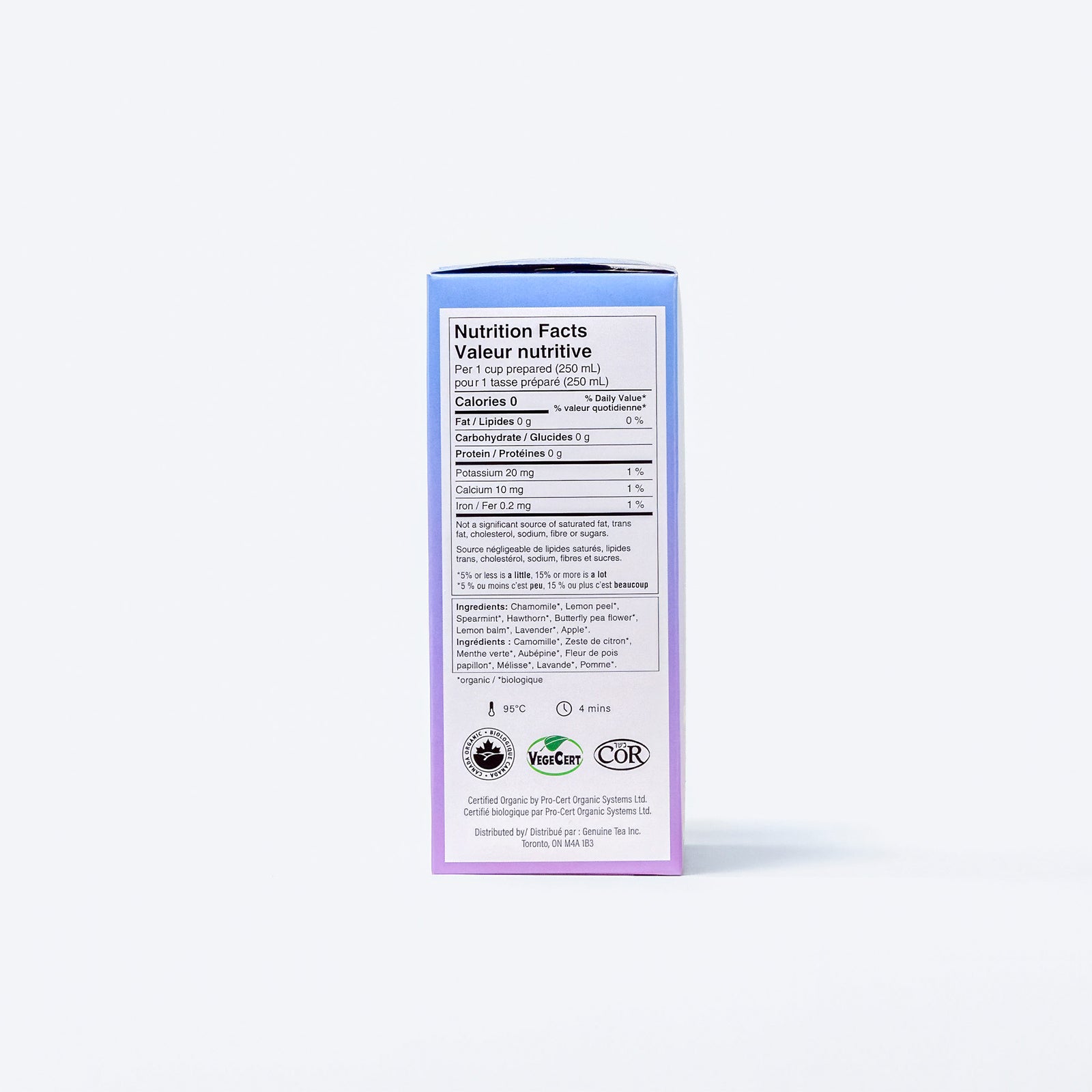 Organic Calming Butterfly - Pyramid Tea Bags