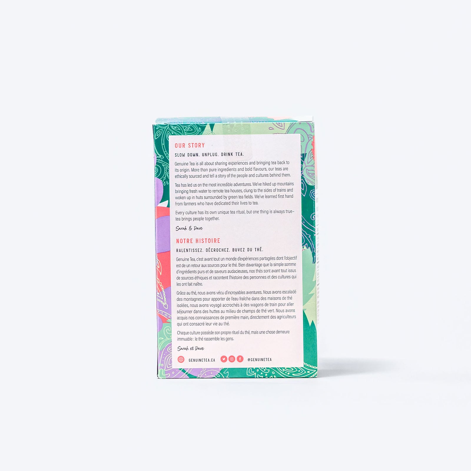 Organic Moringa Mint Herbal Tea - Pyramid Tea Bags