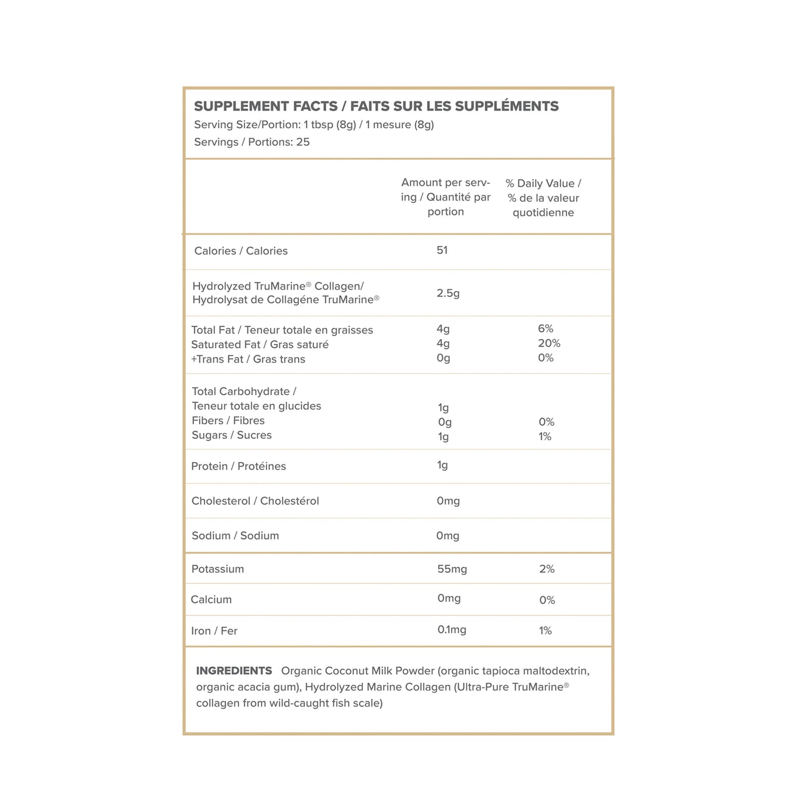 Coconut Creamer + TruMarine® Collagen Jar - 25 Servings