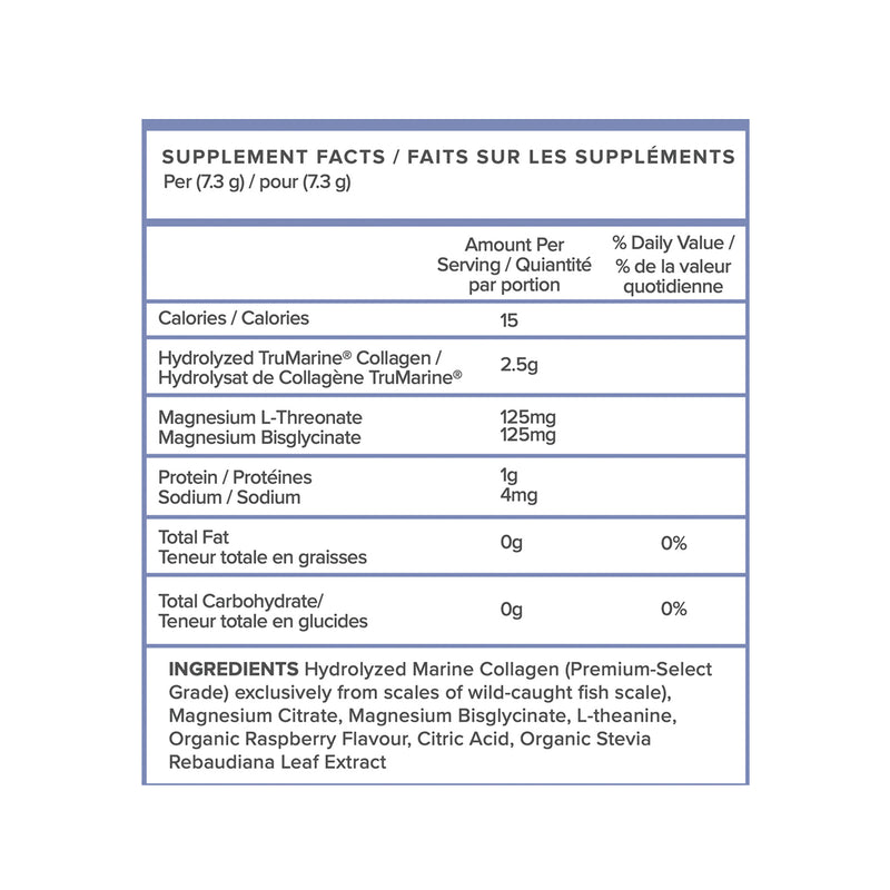 Magnesium L-Threonate + TruMarine® Collagen RASPBERRY Sample