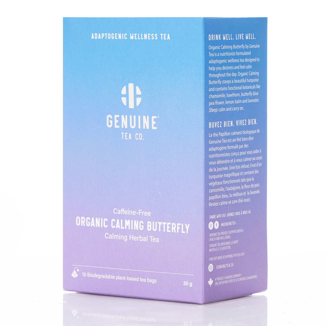 Organic Calming Butterfly - Pyramid Tea Bags