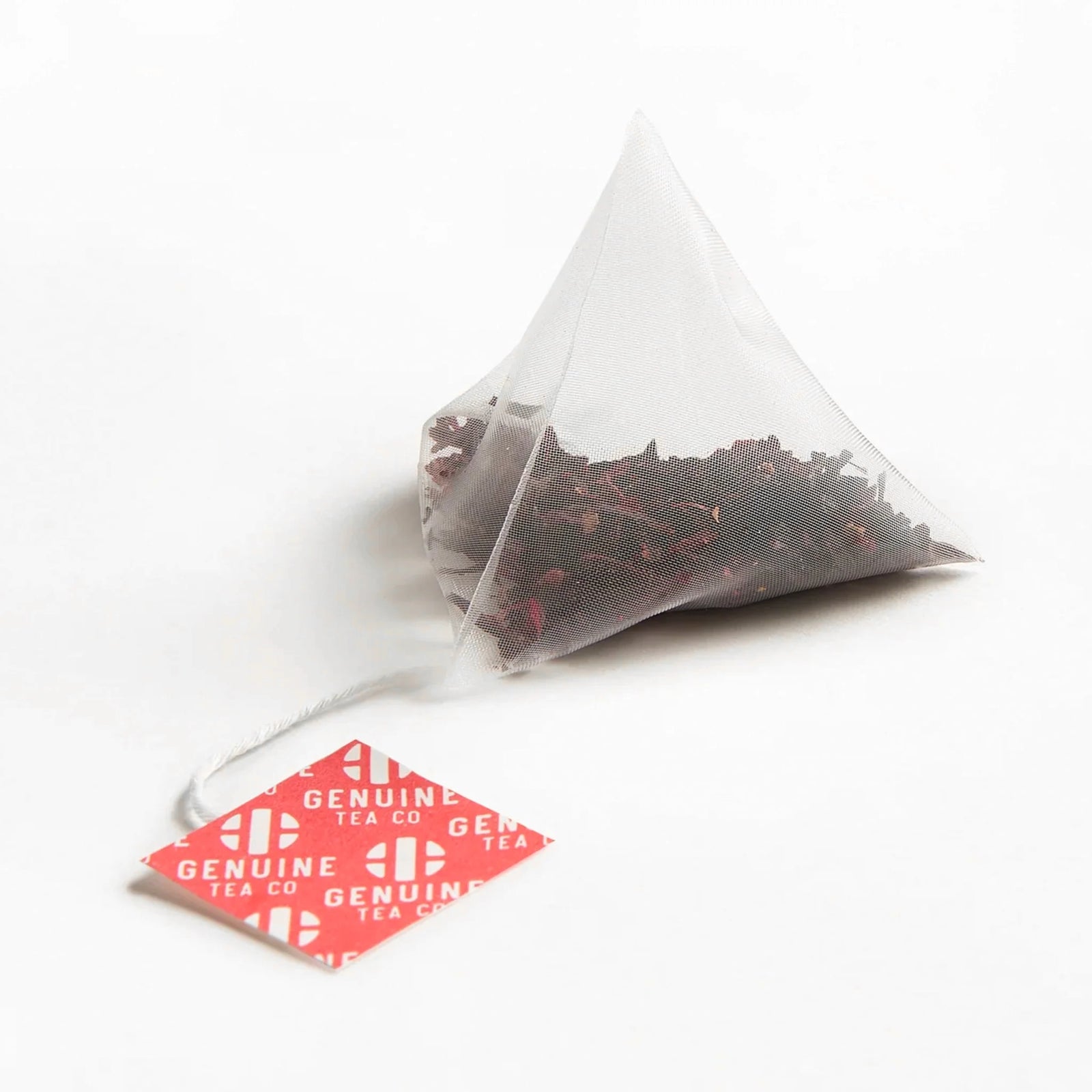 Organic Elderberry Hibiscus Herbal Tea - Pyramid Tea Bags
