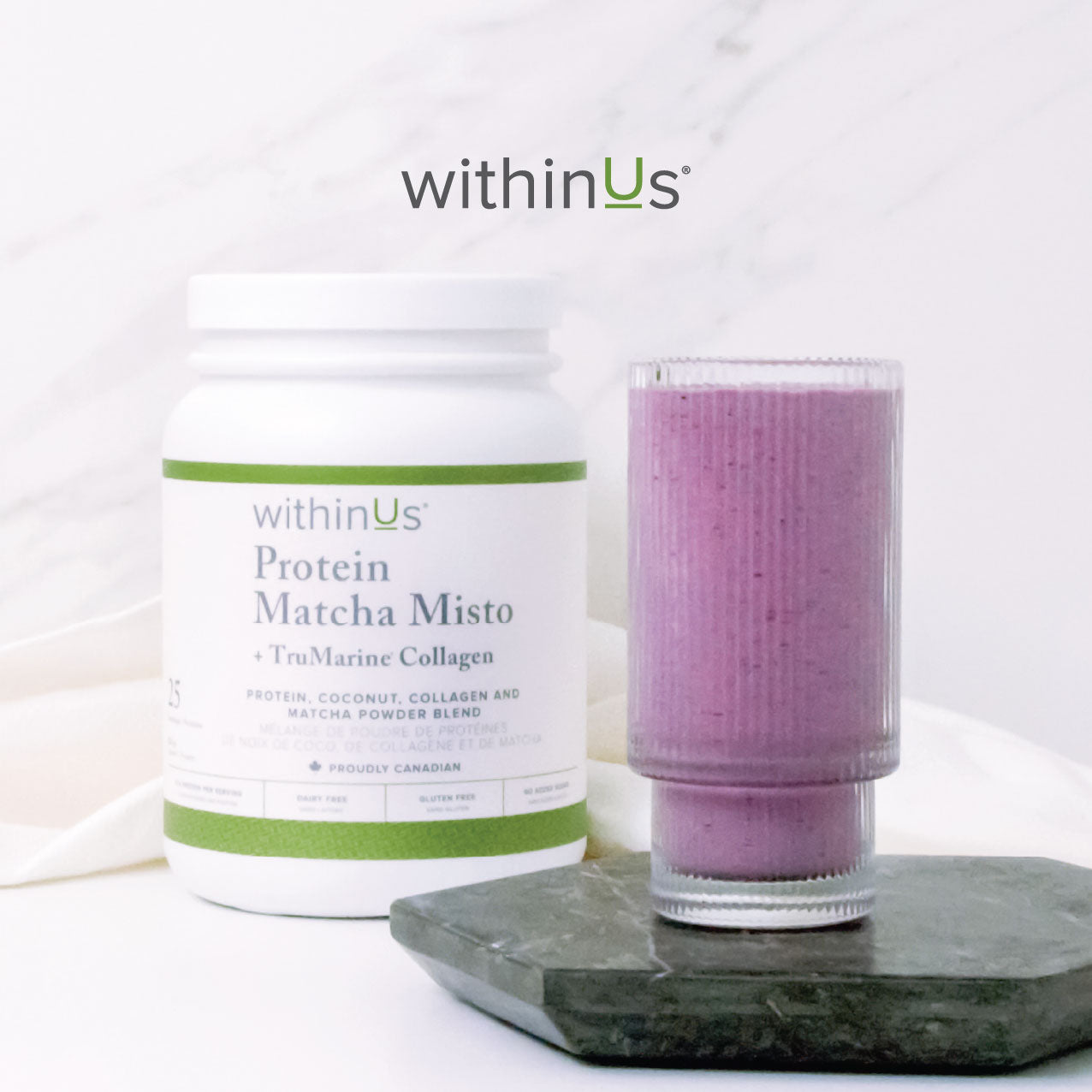 Antioxidant-Boosting Matcha Protein Smoothie