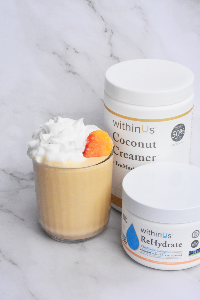 Peaches and Coconut Cream Smoothie