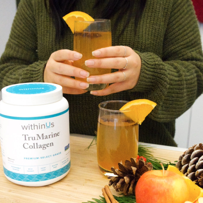 HOT MULLED APPLE CIDER + TRUMARINE™ COLLAGEN