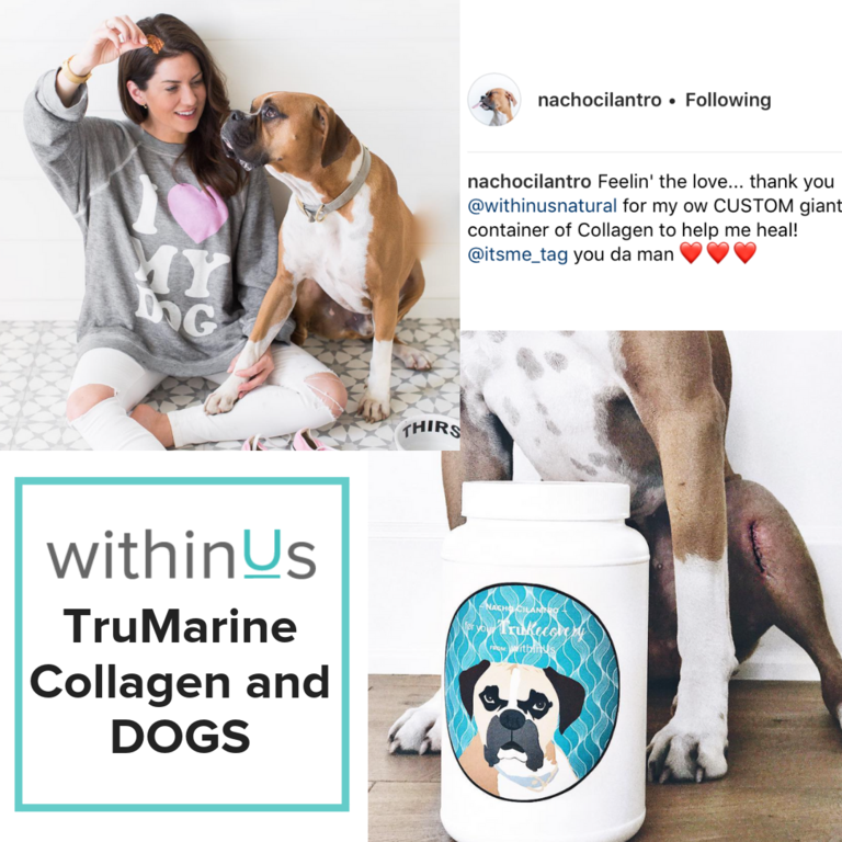 YOUR LOYAL CANINE COMPANION & withinUs TRUMARINE COLLAGEN ~ WITHINUS TEAM