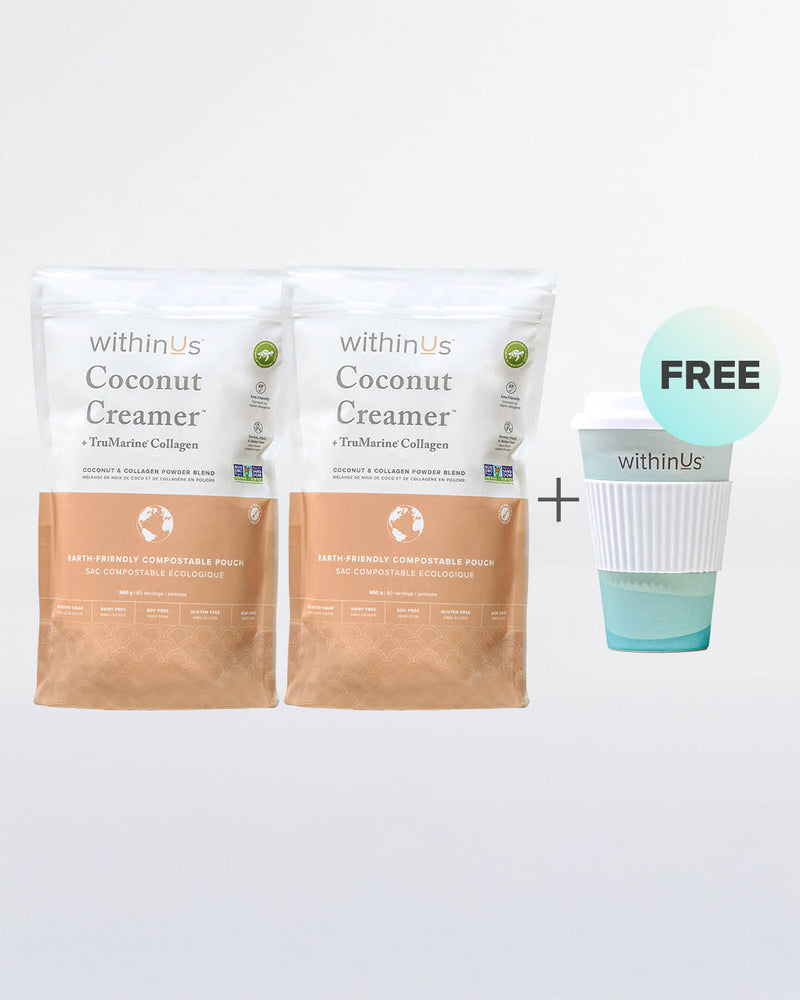 EARTH DAY: Coconut Creamer Compostable Pouch Duo