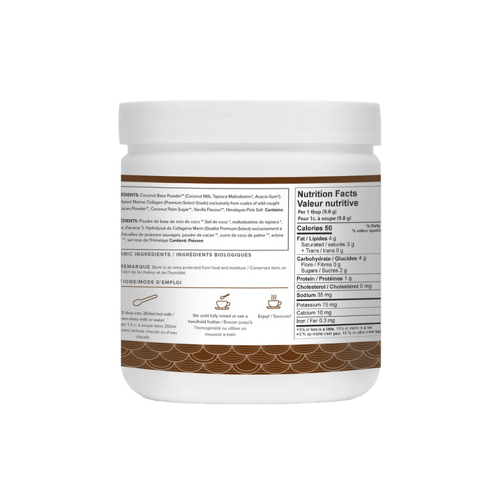 Cacao Misto + TruMarine® Collagen Jar - 17 Servings