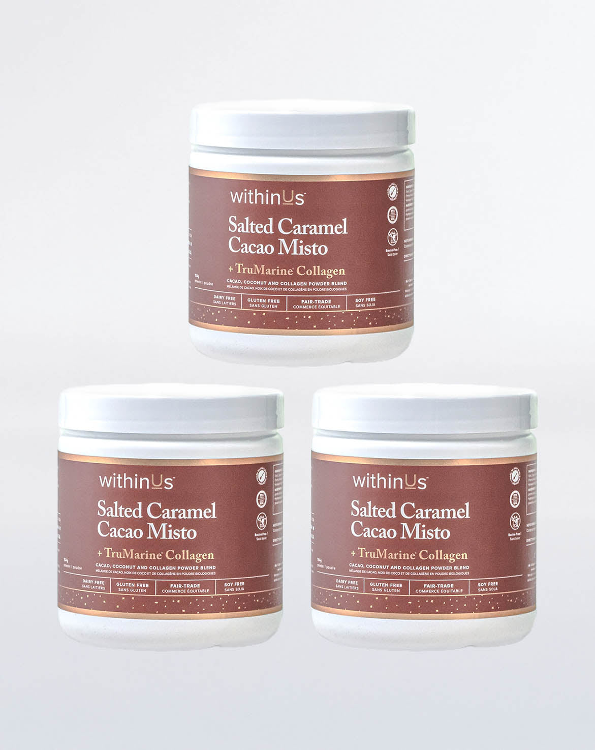 Salted Caramel Cacao Misto + TruMarine® Collagen Jar - TRIO