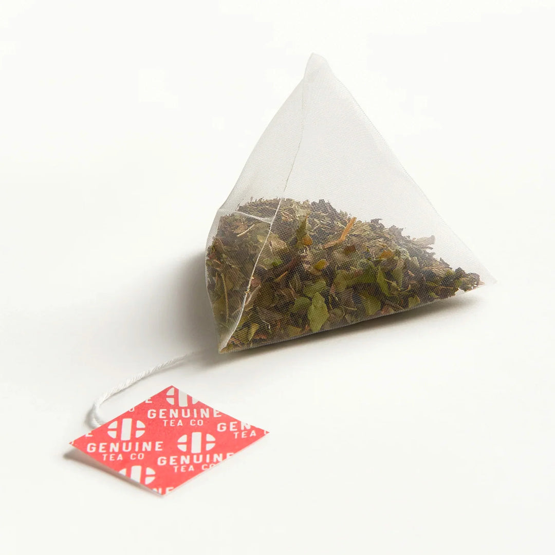 Organic Moringa Mint Herbal Tea - Pyramid Tea Bags