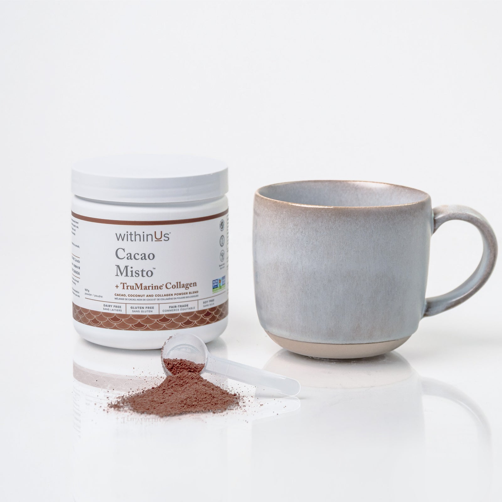 Cacao Misto + TruMarine® Collagen Jar