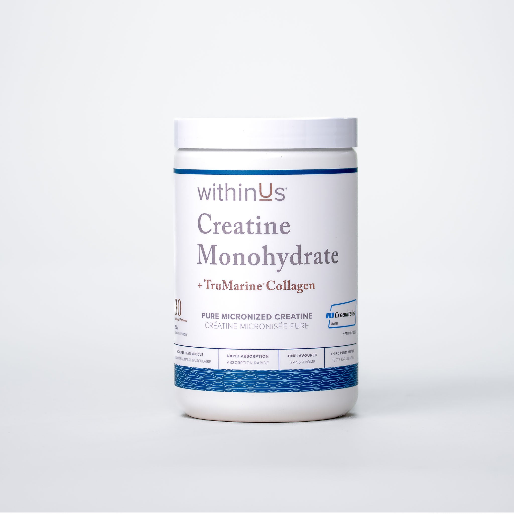 Creatine Monohydrate + TruMarine® Collagen - 1 Month Supply