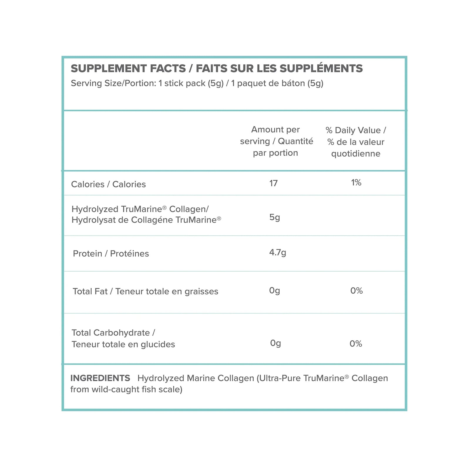TruMarine Collagen On-The-Go - 100 stick packs