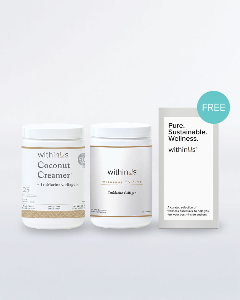 withinUs to Give Bundle: Coconut Creamer + TruMarine® Collagen