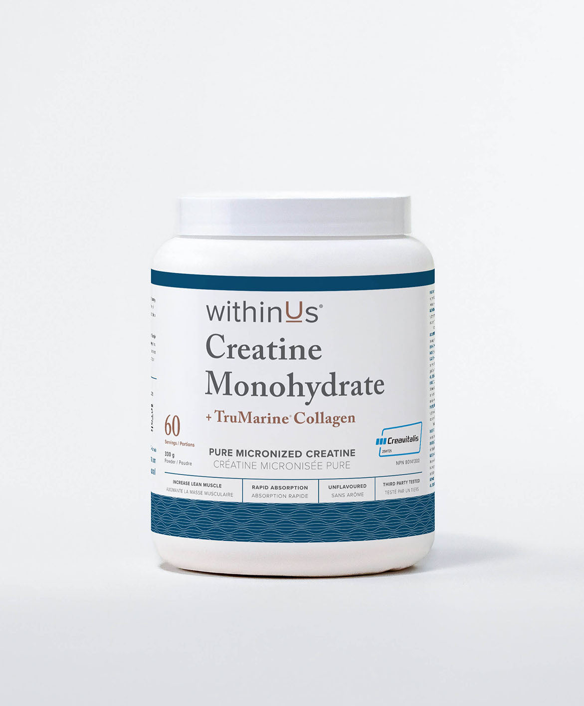 PRESALE OFFER Creatine Monohydrate + TruMarine® Collagen - 60-Servings (Subscription Only)