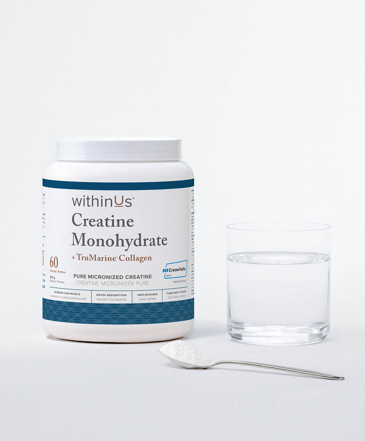 PRESALE OFFER Creatine Monohydrate + TruMarine® Collagen - 60-Servings (Subscription Only)