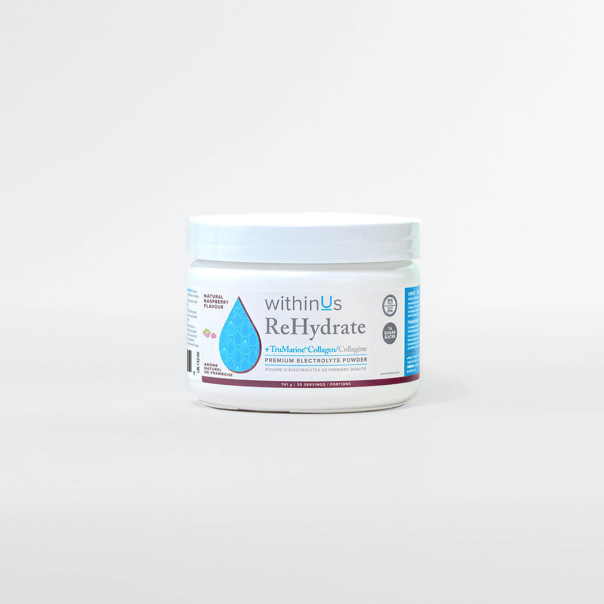 ReHydrate + TruMarine® Collagen Jar RASPBERRY