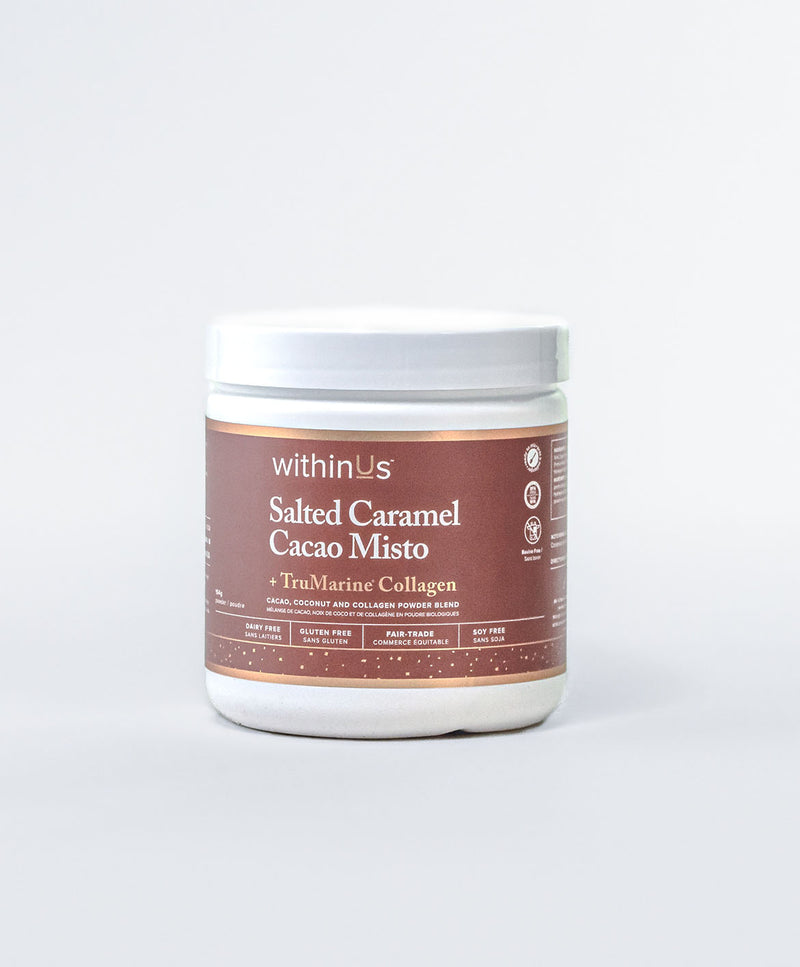 Salted Caramel Cacao Misto + TruMarine® Collagen Jar - 17 Servings