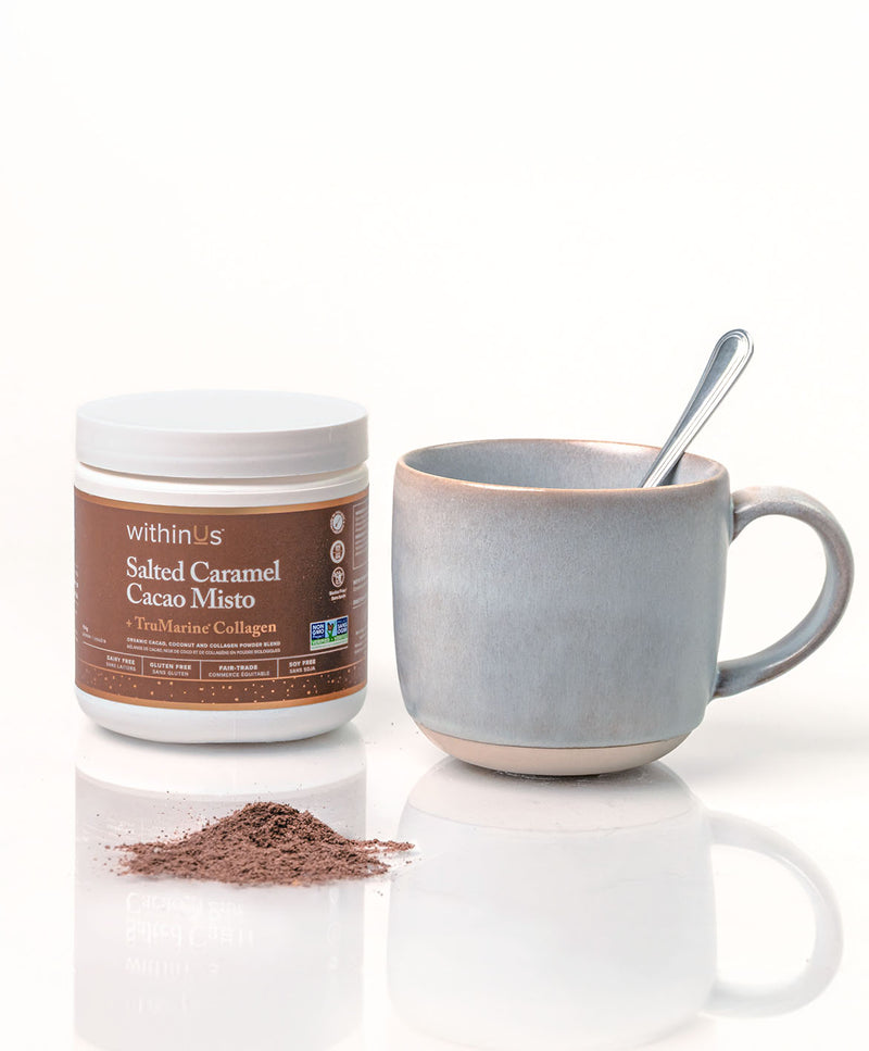 Salted Caramel Cacao Misto + TruMarine® Collagen Jar - 17 Servings