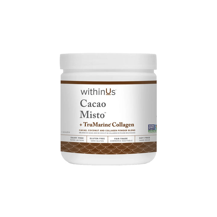 Cacao Misto + TruMarine® Collagen Jar - 17 Servings