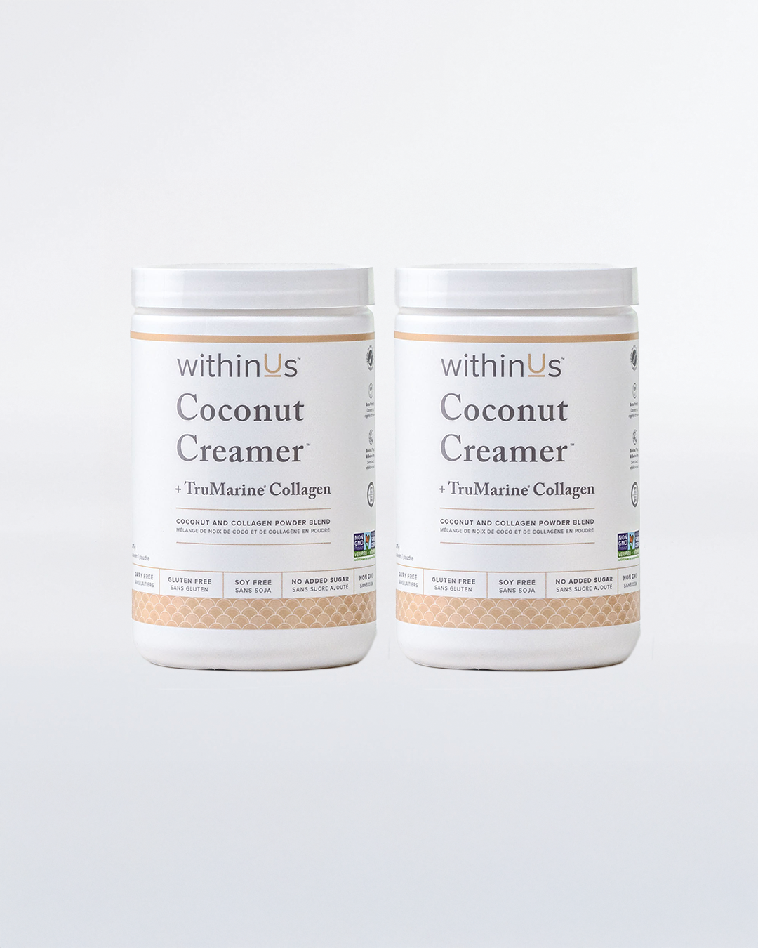 Coconut Creamer Jar Duo
