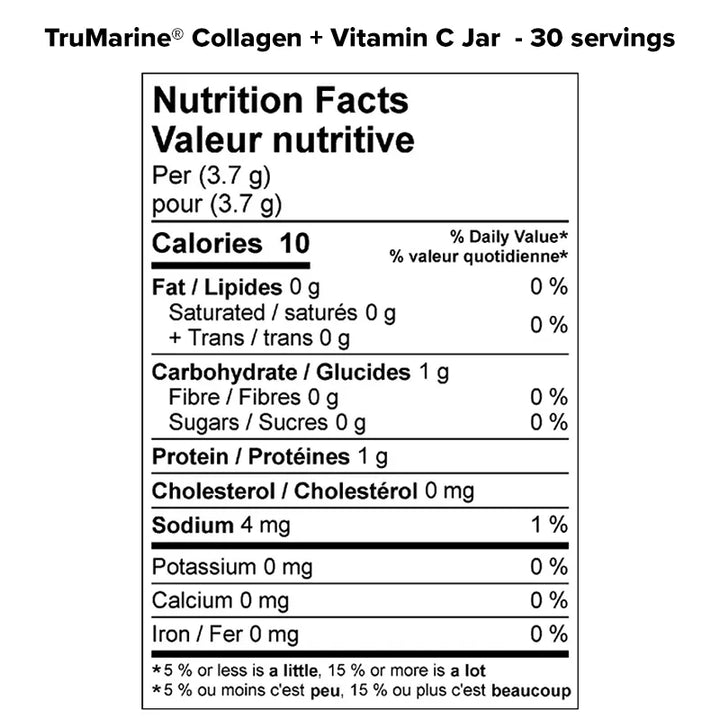 TruMarine® 胶原蛋白 + 维生素 C 罐 + TruMarine® 胶原蛋白 + 镁捆绑包