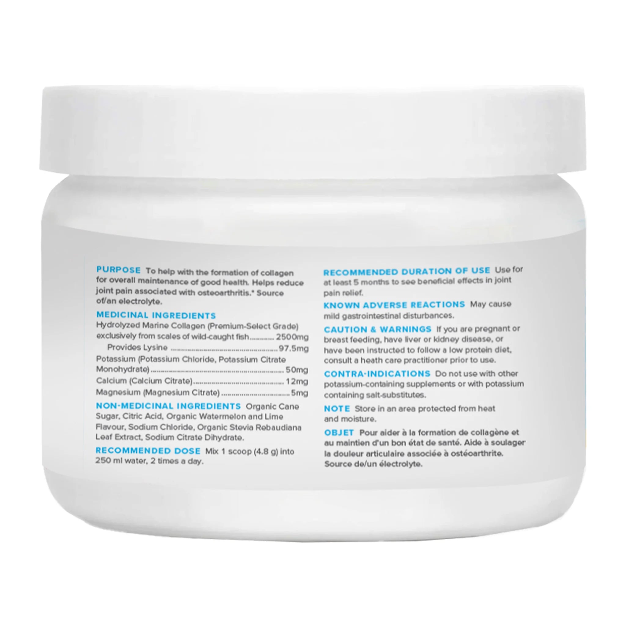 ReHydrate + TruMarine® Collagen Jar - WATERMELON LIME - 30 Servings