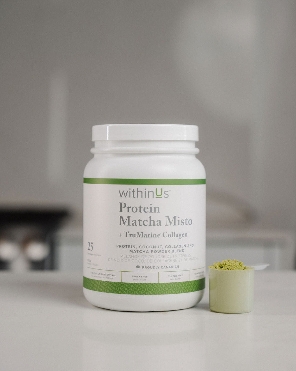 Protein Matcha Misto + TruMarine® Collagen Jar - 25 Servings