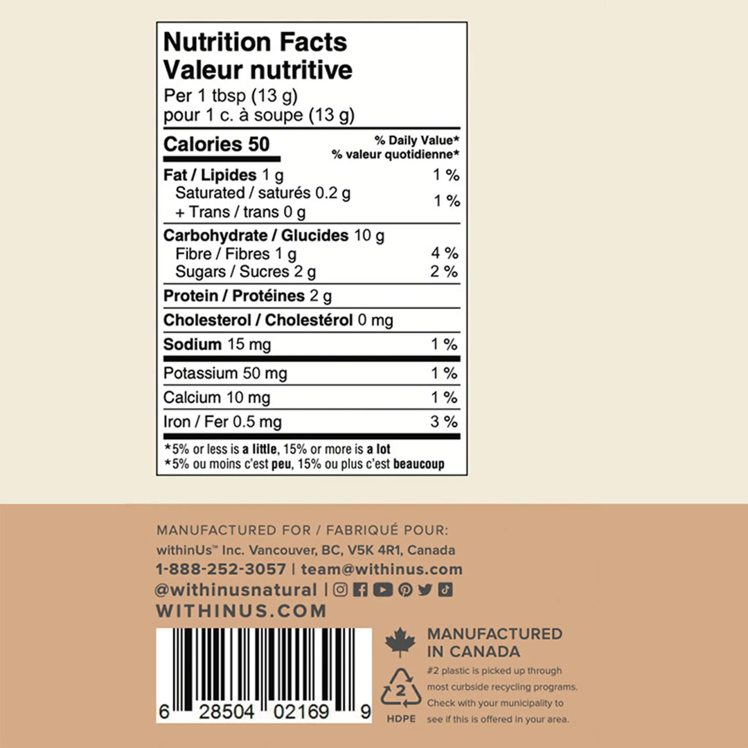 JUST OAT - Certified Organic Oat Milk Powder - 50 servings